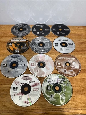 Lot Of 11 PlayStation 1 PS1 Video Game Assorted Games Disc Only UNTESTED AS IS - Image 1 of 4