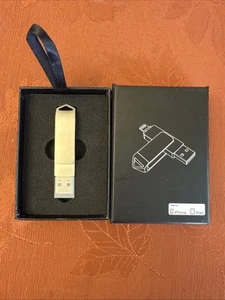 JDTDC USB Flash Drive 128GB for iPad, iPad Air, iPad Pro, iPhone photo Transfer - Afbeelding 1 van 11