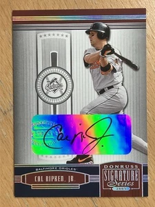 Cal Ripken Jr 2005 Donruss Baseball Signature Series Auto HOF Orioles - Picture 1 of 2