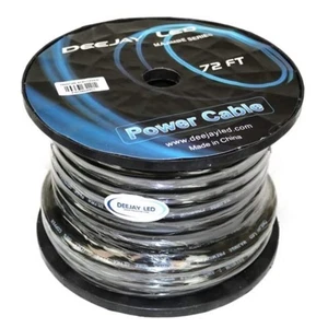 2 Gauge 72 FT 100% Copper Power Cable Us - Picture 1 of 1