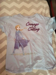 Girls Frozen Shirt Size 7/8 - Picture 1 of 3