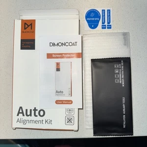 Dimon coat Alignment Kit Screen Protector For iPhone 13 Pro max 14 Plus 6.7” - Photo 1 sur 3