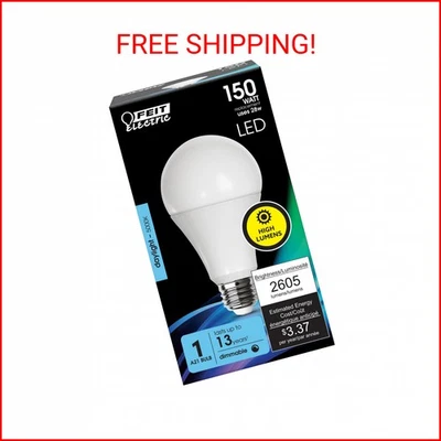 Feit Electric A21 LED Light Bulb, 150W Equivalent, Dimmable, 2605 Lumens, E26 St - Image 1 of 2