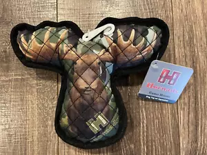HORNADY Quilted Camo Dog w/Squeaker Toy Durable Plush Toy for Puppy -USA Made - Picture 1 of 1