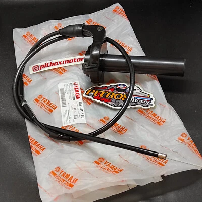 Carcasa de cable giratorio con empuñadura giratoria del acelerador Yamaha YZ80 YZ125 YZ250 YZ360 YZ400 Foto 1 de 4