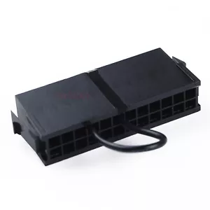 24 Pin Female ATX PSU Power Connector Starter Tester Start up Jumper Bridge Acc - Picture 1 of 11