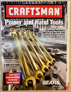 Sears Craftsman 2003-2004 Power and Hand Tools Catalog -NOS- - Picture 1 of 6