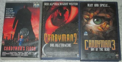 Candyman 1 2 3 - VHS/Horror/Tony Todd/FSK 18 - Bild 1 von 3