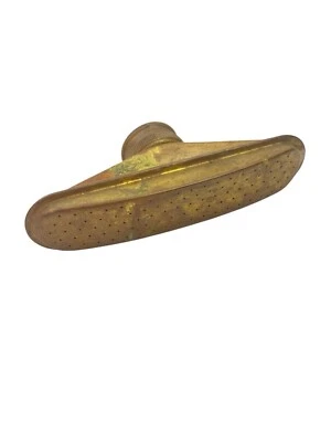 Antiguo aspersor de latón de colección manguera de jardín boquilla de pulverización cabezal de regadera Foto 1 de 4