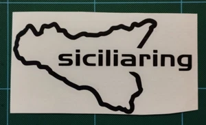 ADESIVO  PER AUTO TUNING SICILIARING  CM. 10 X 5,5  A003C - Bild 1 von 1