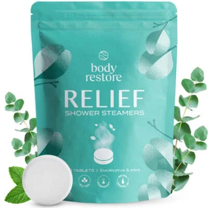 Body Restore Shower Steamers 15-Pack Aromatherapy for Relaxation & Stress Relief - Picture 1 of 4