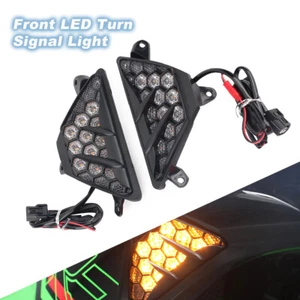 Indicador de luz de señal de giro LED frontal con resistencia para Kawasaki Ninja ZX-25R ZX4RR - Imagen 1 de 24