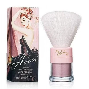 Avon Body Powder ~ ICONIC BODY SHIMMER w Soft Brush ~ NIB ~ NEXT DAY SHIPPING - Picture 1 of 11