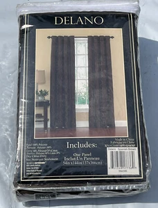 Delano Spanish Brown Curtain Panel 54”x 144” Grommet Top Drape NIP - Picture 1 of 4
