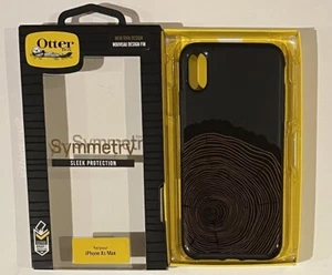 Otterbox Symmetry Series Case For Apple iPhone XS Max Wood You Rather Black - Picture 1 of 3