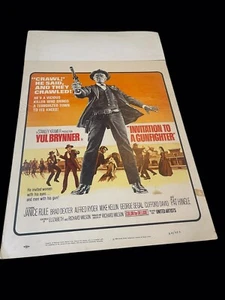 original Invitation to a Gunfighter ,Window card, Yule Brynner - Picture 1 of 1