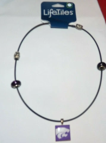 NEW NCAA Kansas St State Wildcats Lifetiles Necklace NEW NWT Cover