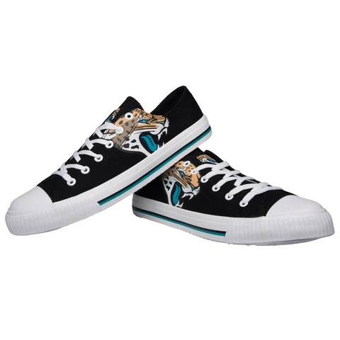 Jacksonville Jaguars Big Logo Low Top Sneakers Team Color Shoes US Men's Sizing Cover