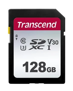 128GB Transcend 300S SDXC UHS-I U3 V30 SD Memory Card 95MB/sec TS128GSDC300S - Picture 1 of 2
