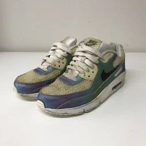Nike Air Max 90 Trainers UK 4.5 EU 37.5 Metallic CT9631-100 – Bubble Pack" - Picture 1 of 8