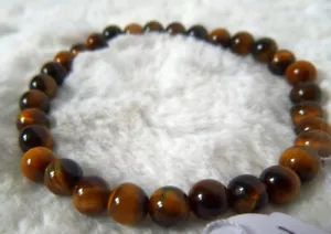 Tigerauge Perlenarmband Edelstein Armband - Bild 1 von 6