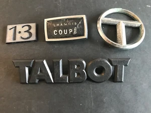 Various Talbot Rootes car badges to be priced and listed individually Read Below - Picture 1 of 1