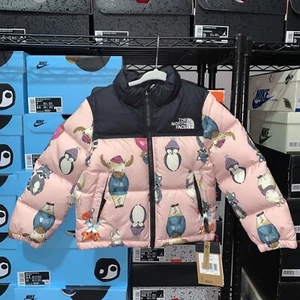 The North Face Pink Toddler 1996 Retro Nuptse 700 Down Jacket 4T New - Picture 1 of 2