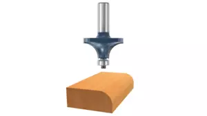 BOSCH 85595M, 1/2 In. x 11/16 In. Carbide Tipped Roundover Bit - Picture 1 of 4