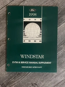 1998 Ford Windstar Van EVTM & Service Manual Supplement OEM Factory - Picture 1 of 3