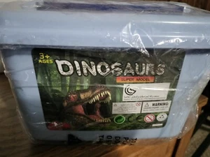 Wisairt Dinosaur 53 PCS Play Set For Kids With Mat, Figures, & Accesories - Picture 1 of 5
