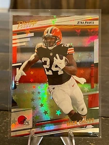 2022 Panini Prestige #68 Nick Chubb Xtra Points Astral - Picture 1 of 6