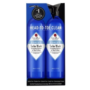 Jack Black Turbo Wash Energizing Cleanser for Hair & Body - 2 Pack - 23 OZ - Picture 1 of 4