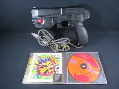 Guncon gunbullet sony playstation Japan gun controller PS1 game games JPN A1525 - Image 1 of 4