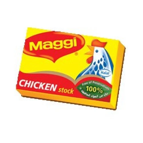 Cubos de caldo de pollo egipcio MAGGI 24 cubos 18 gm (HALAL) مكعبات ماجي حلال Foto 1 de 1
