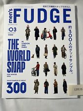Men's Fudge March 2024 Japan Fashion Magazine Snap in Paris & London Seoul
