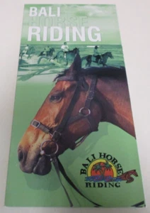 Bali Horse Riding - Brochure - Saba Bay Stables - Beach Tourism - Indonesia - Bild 1 von 8