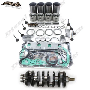 Kit de reconstrucción y cigüeñal Isuzu 4JB1 Mustang Bobcat 843 853 1213 960 2060 cargador - Imagen 1 de 12