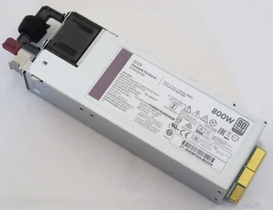 HPE 865412-501 Alimentatore 800 W 80 Plus Platinum HSTNS-PC41-1 866730-001 - Foto 1 di 2