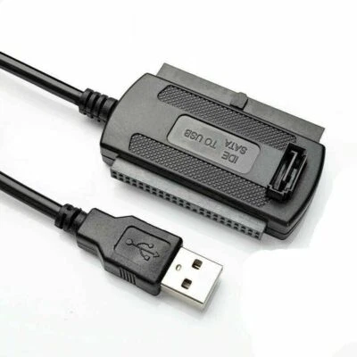IDE SATA to USB2.0 Adapter Converter Cable For 2.5 3.5 Inch Hard Drive HD - Image 1 of 4