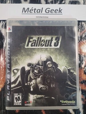 Fallout 3 Ps3 NoManual FR Tested Free Shipping in Canada !! - Bild 1 von 4