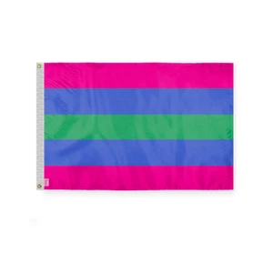TriGender Alt Flag-Single Sided Printed-Brass Grommets-Fade Proof Colors - Picture 1 of 43
