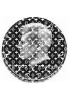 *45x32cm Death NYC Ltd Ed LARGE Signed Graffiti Pop Art Print "50cent coin"