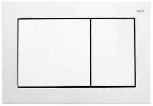TECEbase Toilet Flush Plate For Dual Flush Technology, White - Picture 1 of 2