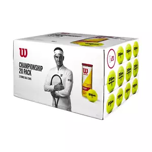 20 cans (60 balls) Wilson Extra Duty Championship Tennis Balls #1 Sell in USA - Picture 1 of 1