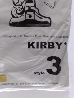 KIRBY STYLE 3 - Replacement VACUUM Cleaner BAGS by EnviroCare - 7 Bags Total NOS - Image 1 of 4