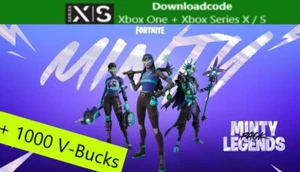 NEU DLC Key Code für Fortnite Minty Legends Pack + 1000 V-Bucks XBOX Series X S - Bild 1 von 13