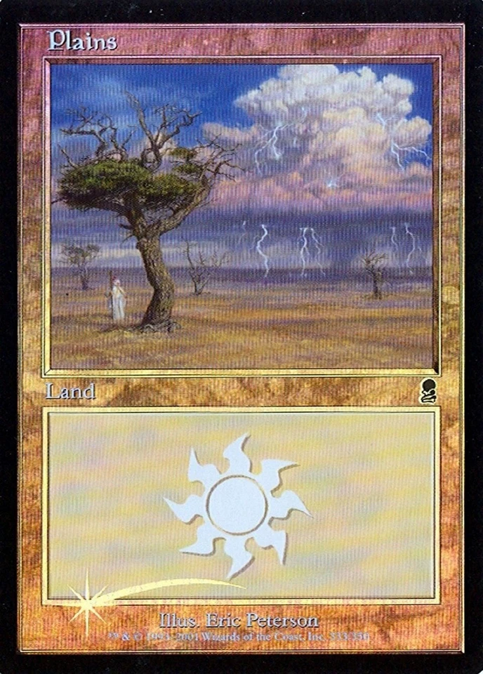 MTG - Odyssey - Plains #333 - Foil - Various conditions - Image 1 of 1