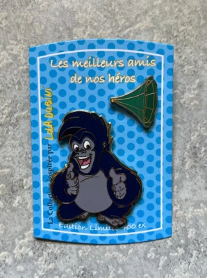 Juego de prendedores Disney DLP DLRP Disneyland París Tarzán Gorilla Terk LE 400 Foto 1 de 2