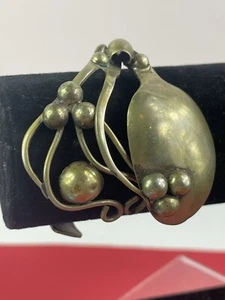 1960 Vintage Manor Plate Triple Silverware Flatware Spoon Bracelet Exquisite - Picture 1 of 10