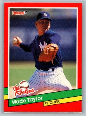 1991 Donruss The Rookies #34 Wade Taylor - Image 1 of 2